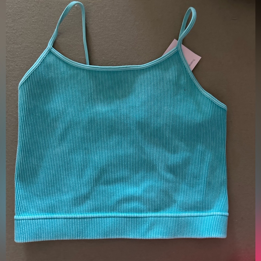 Ribbed Crop Tank Top